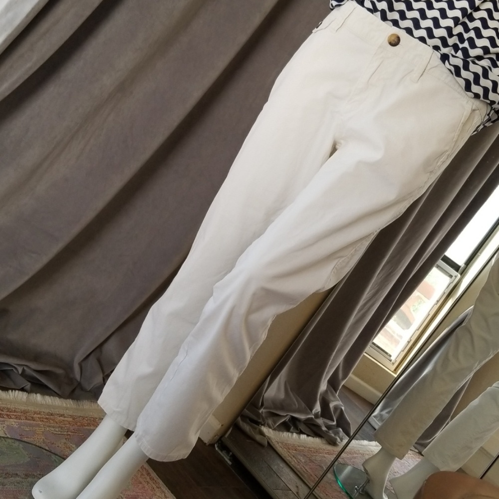 Sanctuary White Cotton Blend Pants